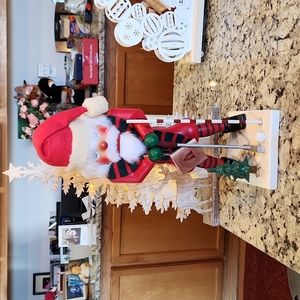 Christian Ulbricht Handmade Solid Wood Nussknacher *Repaired 14" Golfer w/Tags